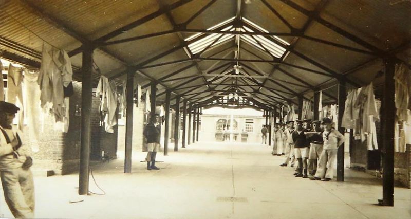 UNDATED - LONG COVERED WAY, LOOKING TOWARDS THE QUARTER DECK.jpg