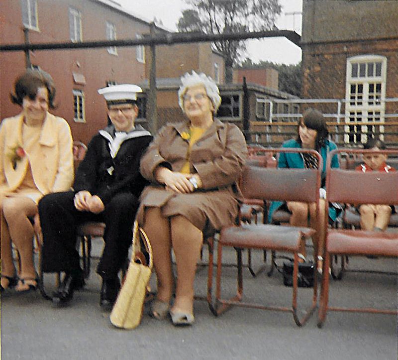 1967, 20TH NOVEMBER - RICHARD FIRMIN, PARENTS DAY 1968, WITH MUM & MIDDLE SISTER..jpg
