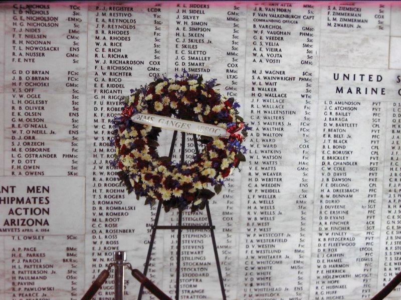 2008 - PETER PALMER, GANGES ASSOCIATION USA DIV. VISIT USS ARIZONA MEMORIAL, 02.jpg