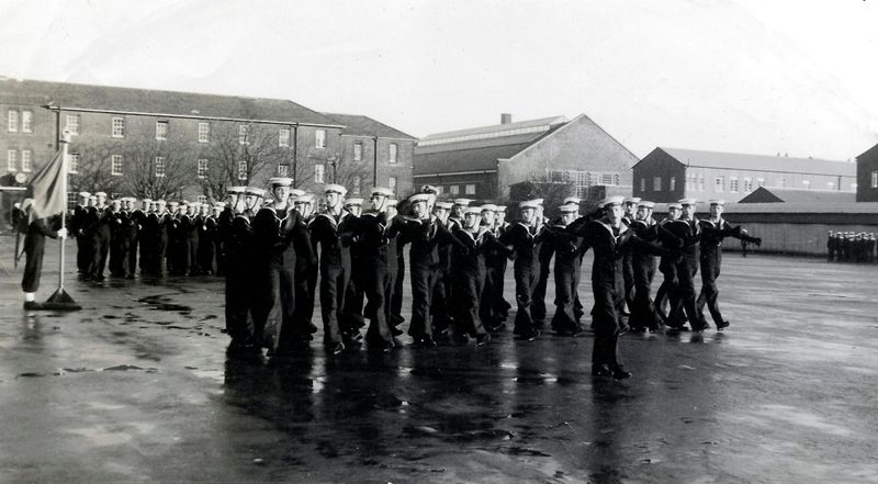 1968, 9TH SEPTEMBER - ERIC GILLSON, DRAKE, 950 CLASS, 18 MESS, 04, DIVISIONS MARCH PAST.jpg