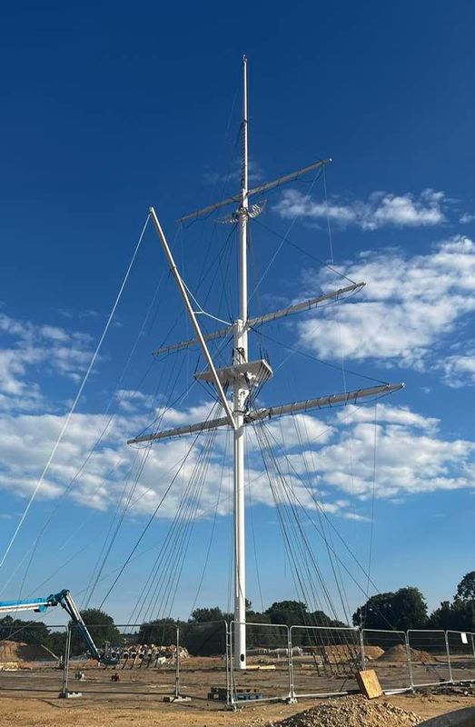 2023, 15TH AUGUST - JIM DINES, THE MAST BACK UP, SEE BELOW FOR DETAILS, 02.jpg