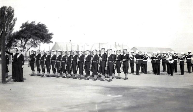 UNDATED - THE BAND AND GUARD AT COLOURS.jpg
