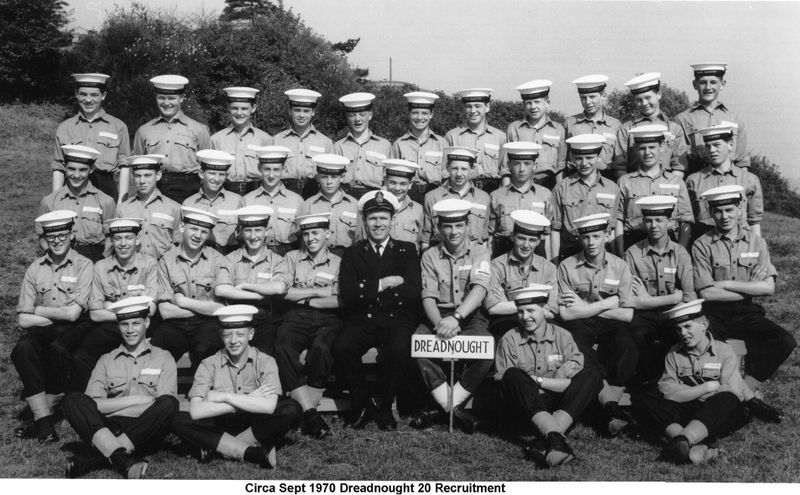 1970, NOVEMBER - BOB HIBBERT, 20 RECR., WHEN WE WERE IN NEW ENTRY MESS DREDNOUGHT , I AM MIDDLE ROW ROW, 2ND FROM THE LEFT..jpg