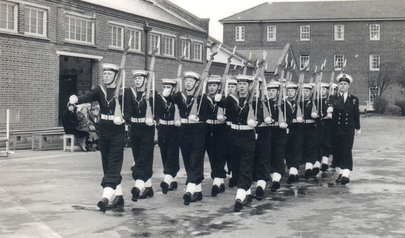 1965, 24TH MAY - JOHN WINN, BENBOW 27 MESS, GUARD MARCH PAST.jpg