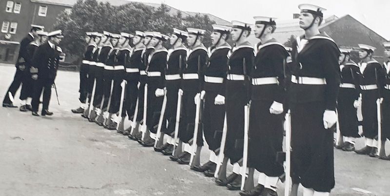 1972, APRIL - ANGUS SIBLEY, 02., 32 RECR., BLAKE, INSPECTION OF THE GUARD.jpg