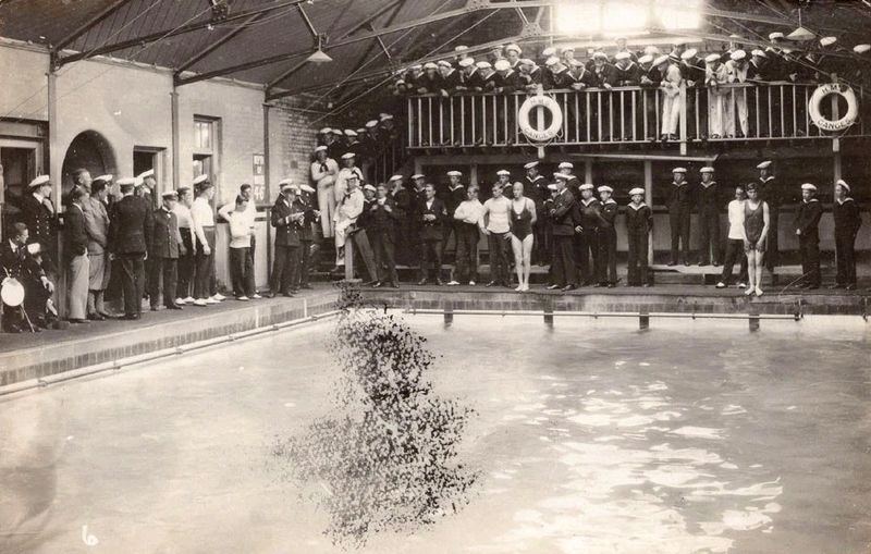 UNDATED - SWIMMING, UNKNOWN GIRL Vs BOY, WITH FOREIGN SAILORS WATCHING.jpg