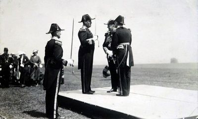 1933 - KBR, ADMIRAL JACKSON, CAPT. ROGERS, CDR. FARRANT & LT.CDR. FINLAY..jpg