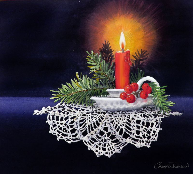 The Red Candle - 12 x 9 sm.JPG