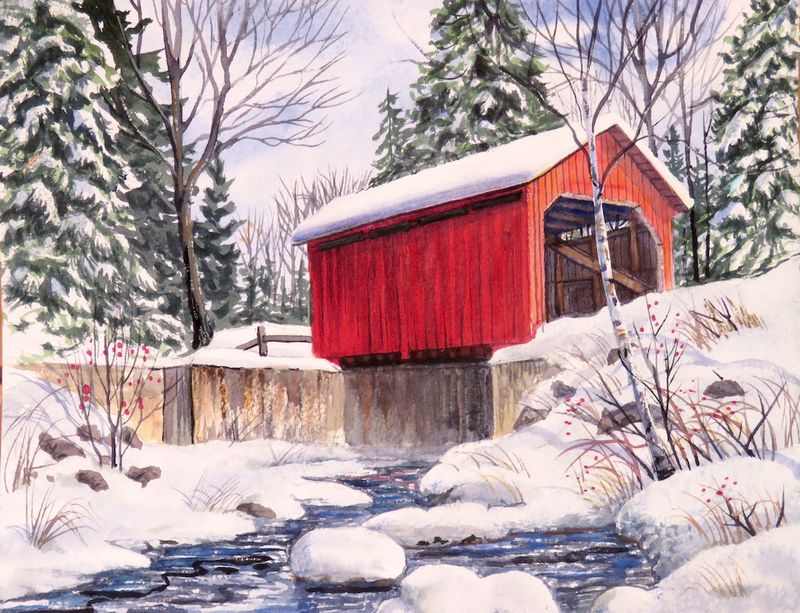 Vermont Covered Bridge - 12 x 9 sm.JPG
