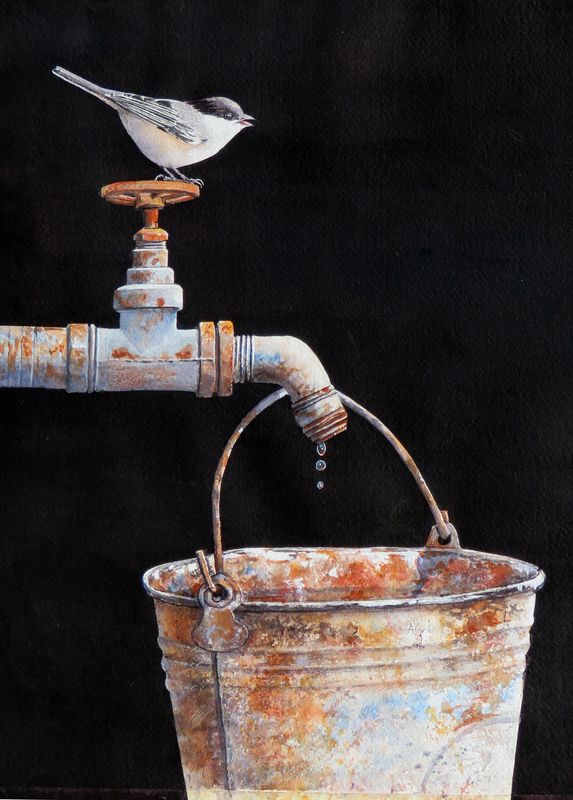 SOLD Expect the Unexpected: Drops in a bucket.jpg