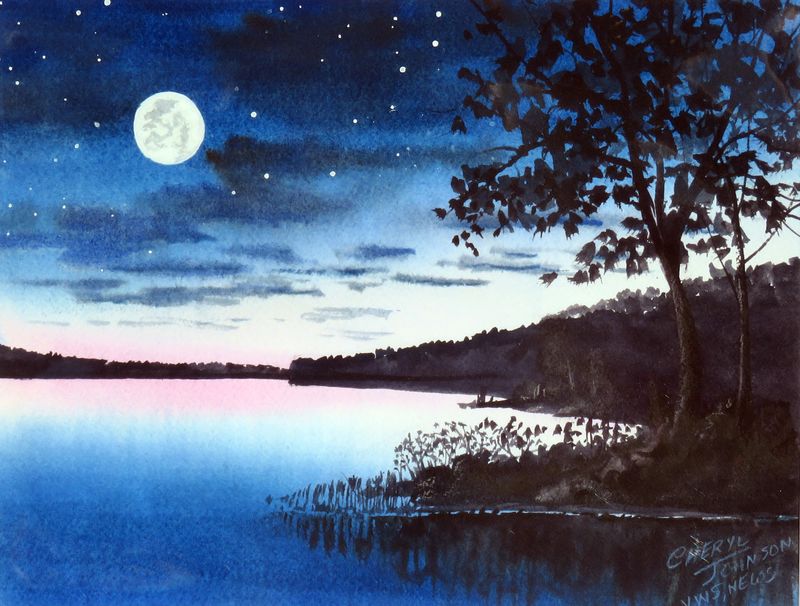 Full Moon over Squam 12 x 9.JPG