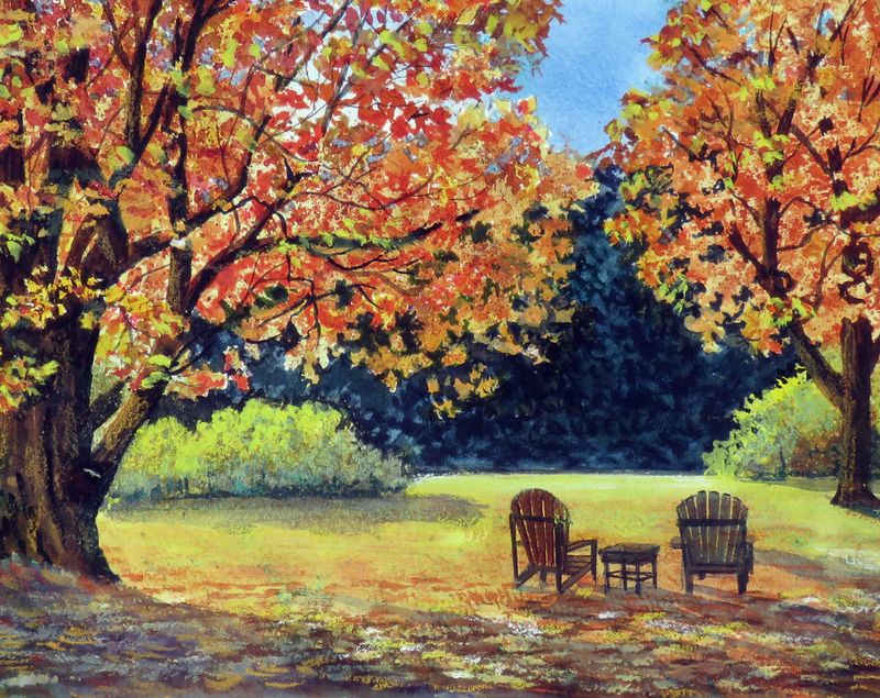 October Sunshine 12 x 9.JPG