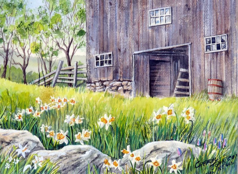 Spring Flowers 12 x 9.JPG