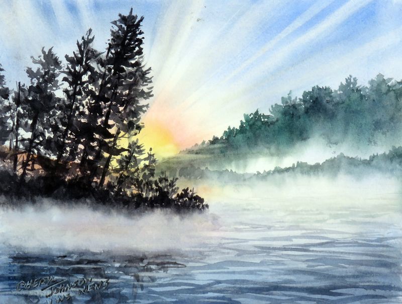 Sunrays at Dawn 12 x 9.JPG