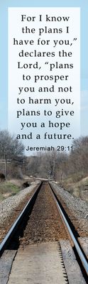 For I know the plans - Jeremiah 29:11