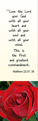 The greatest commandment - Matthew 22:37,38