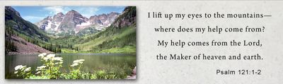 I lift up my eyes - Psalm 121:1-2
