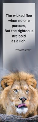 The wicked flee - Proverbs 28:1
