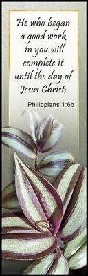He who began - Philippians 1:6b