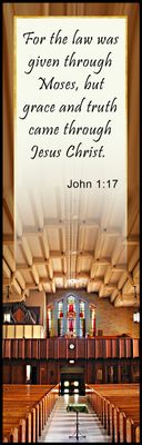 The law - John 1:17