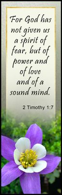 A sound mind - 2 Timothy 1:7
