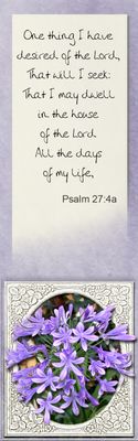 All the days of my life - Psalm 27:4a