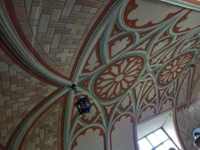 hand painted interior