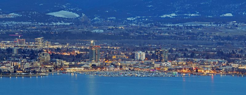 Kelowna Blue Hour Panorama