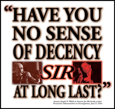 Have No Decency SIR?