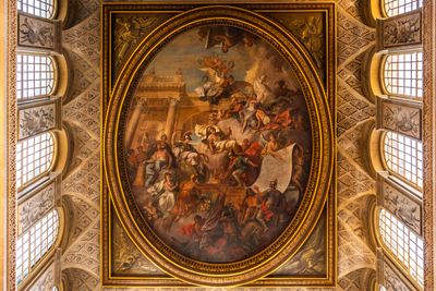 Great Hall ceiling, Blenheim Palace