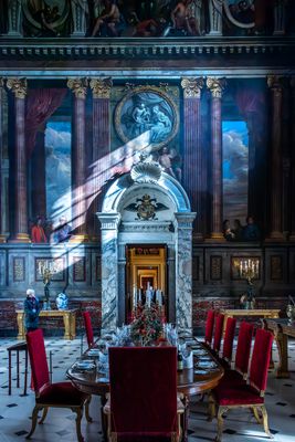 State dining room, Blenheim Palace