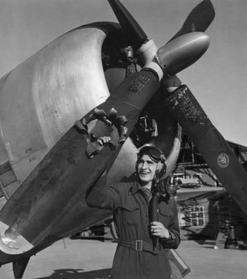 P-47 20mm prop damage