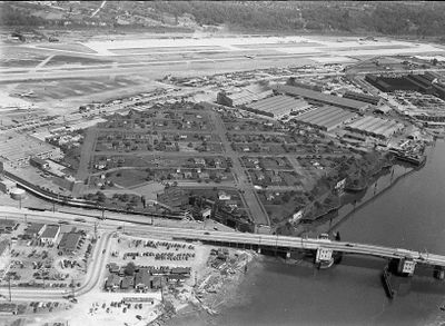 Camo over Boeing building, WWII.jpg