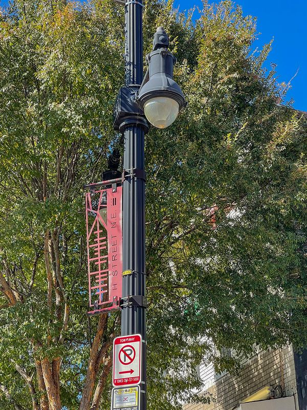 H Street NE lamp post