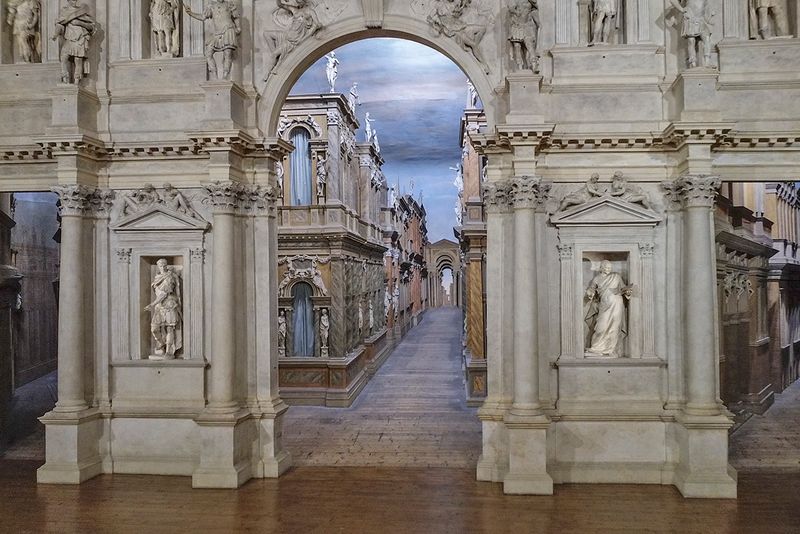 Stage scenery, Teatro Olimpico, Vicenza