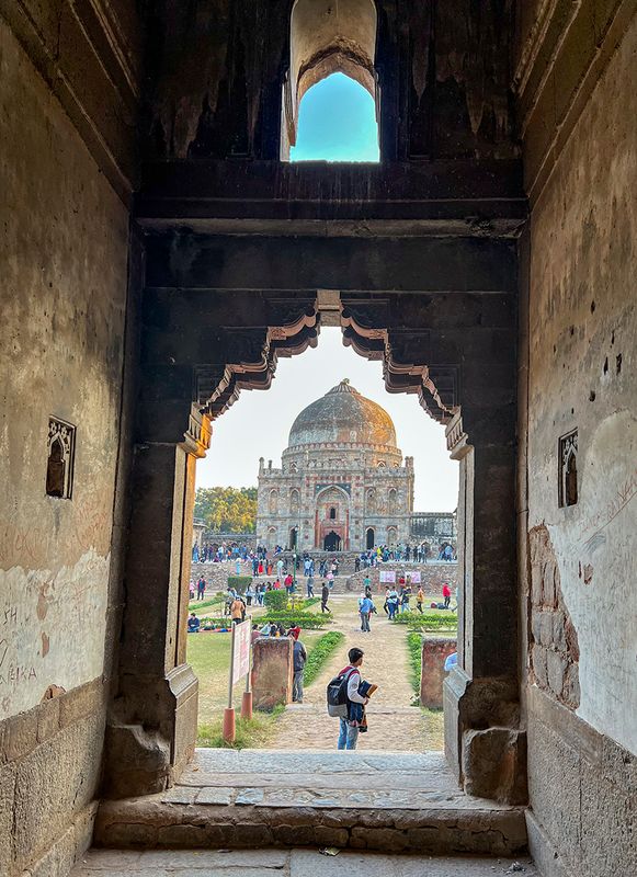 Shish Gumbad from Bara Gumbad, New Delhi