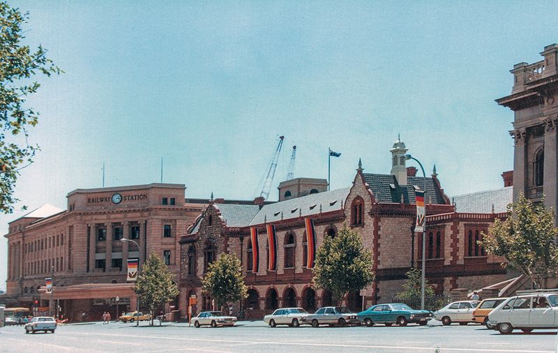 Train station, casino, Adelaide, SA