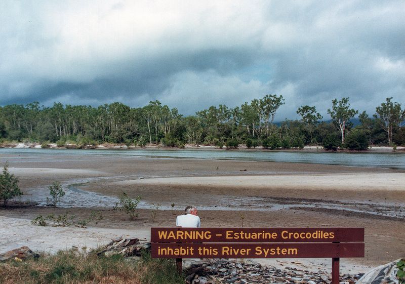 Crocodile warning, a bit late