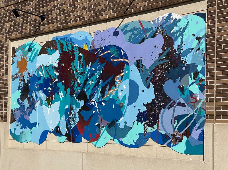 Electric mural