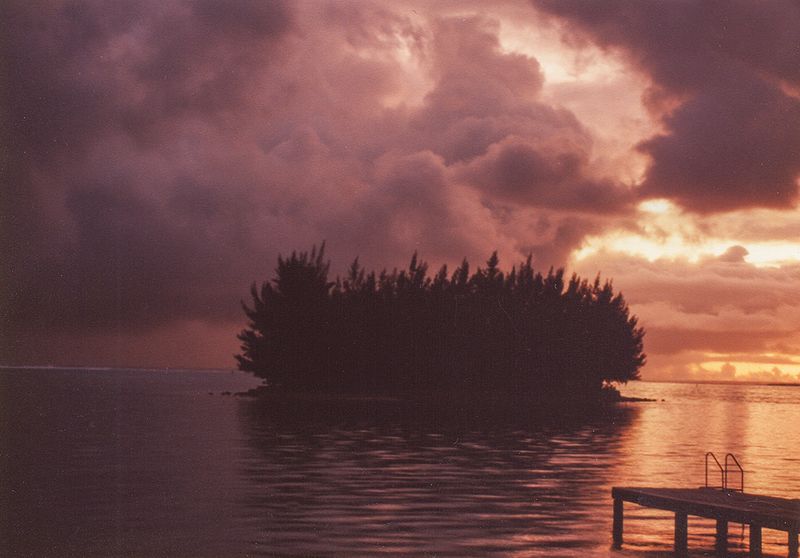 Stormy sunset