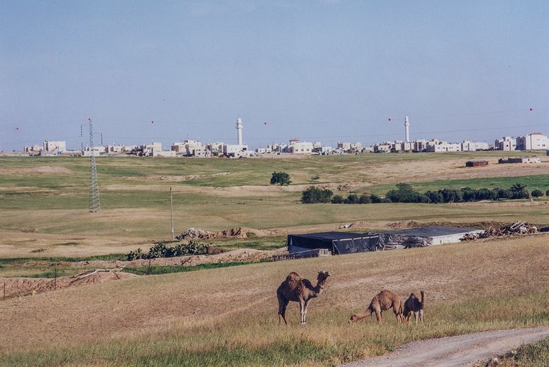 Bedouin camp, Israeli countryside