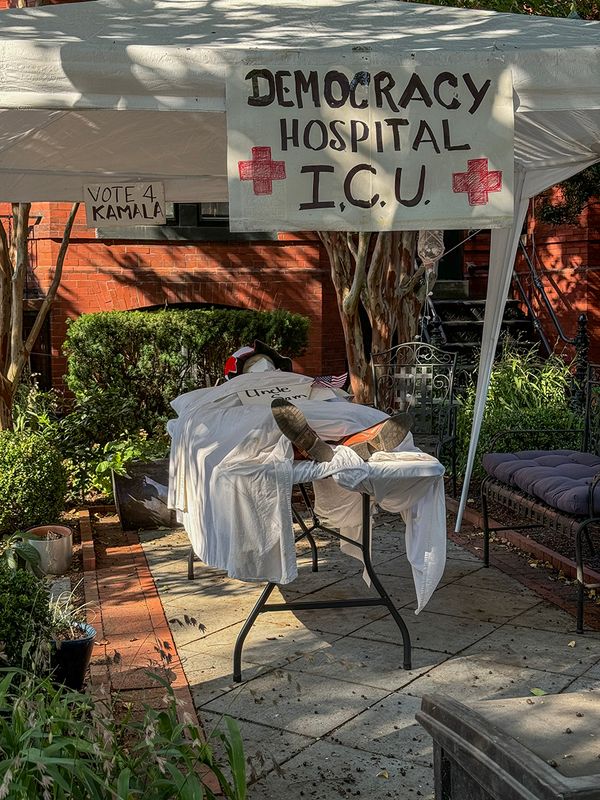 Uncle Sam on his deathbed