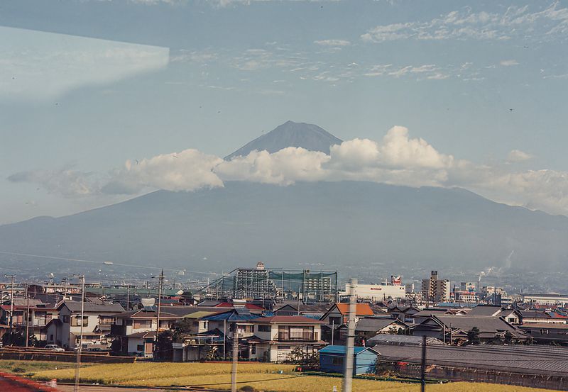 Mt. Fuji from the bullet train