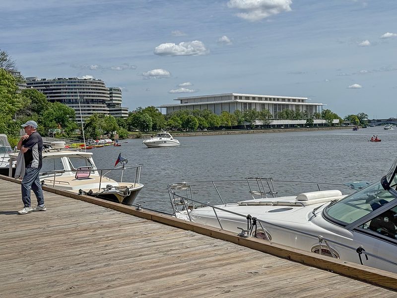 Watergate complex and the Kennedy Center 