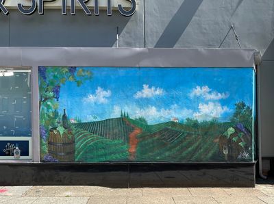 Perfect mural for a liquor store