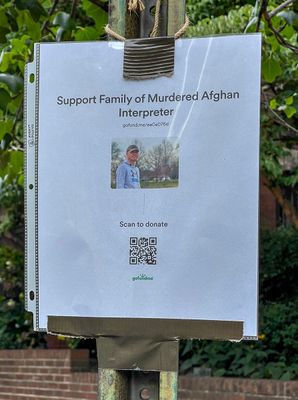 Support family of murdered Afghan interpreter