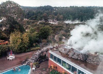 Our steamy hotel in Rotorua