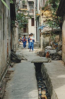 Neighborhood life, Panyu, China