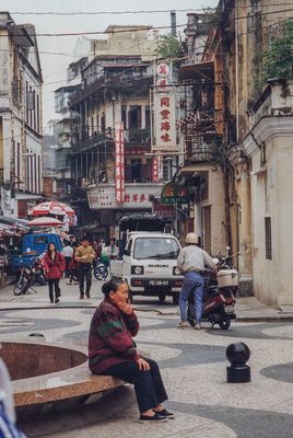 Quiet moment in the city, Macau