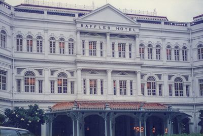 The famous Raffles Hotel